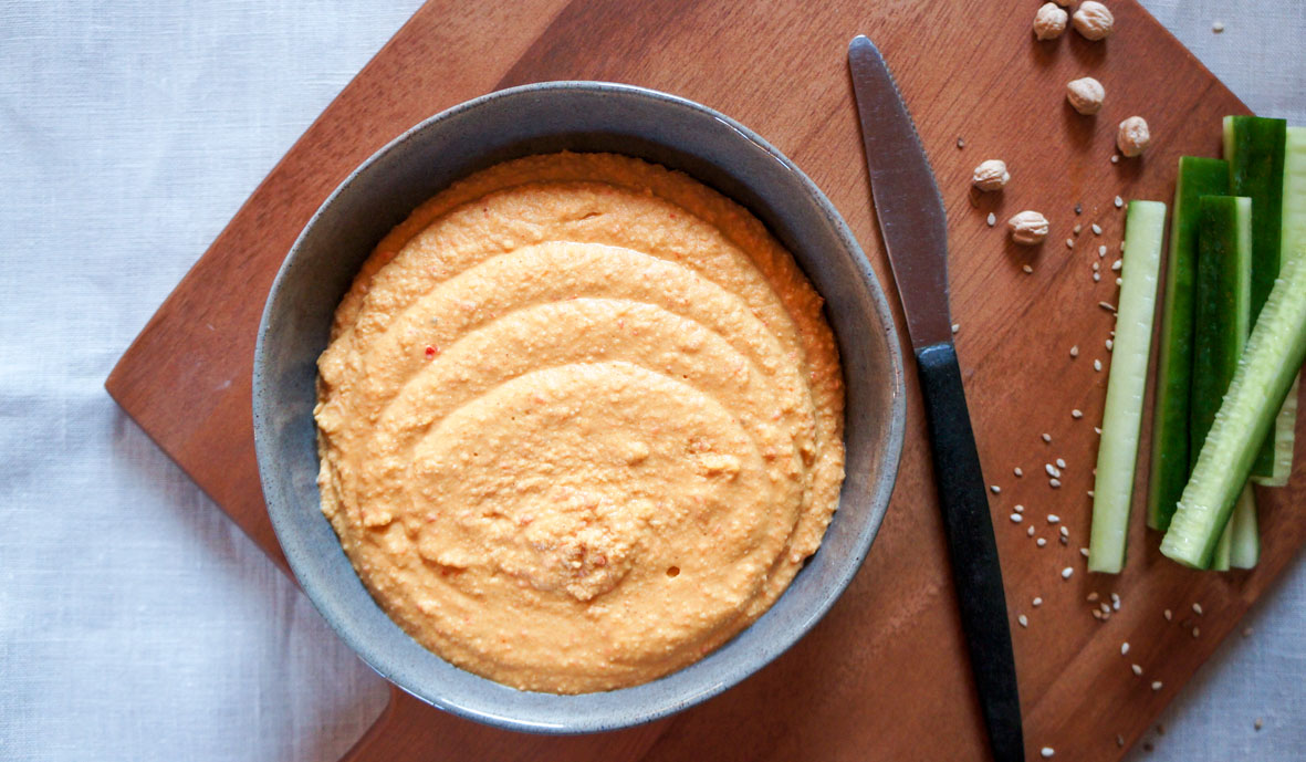 Spicy hummus for any day, everyday