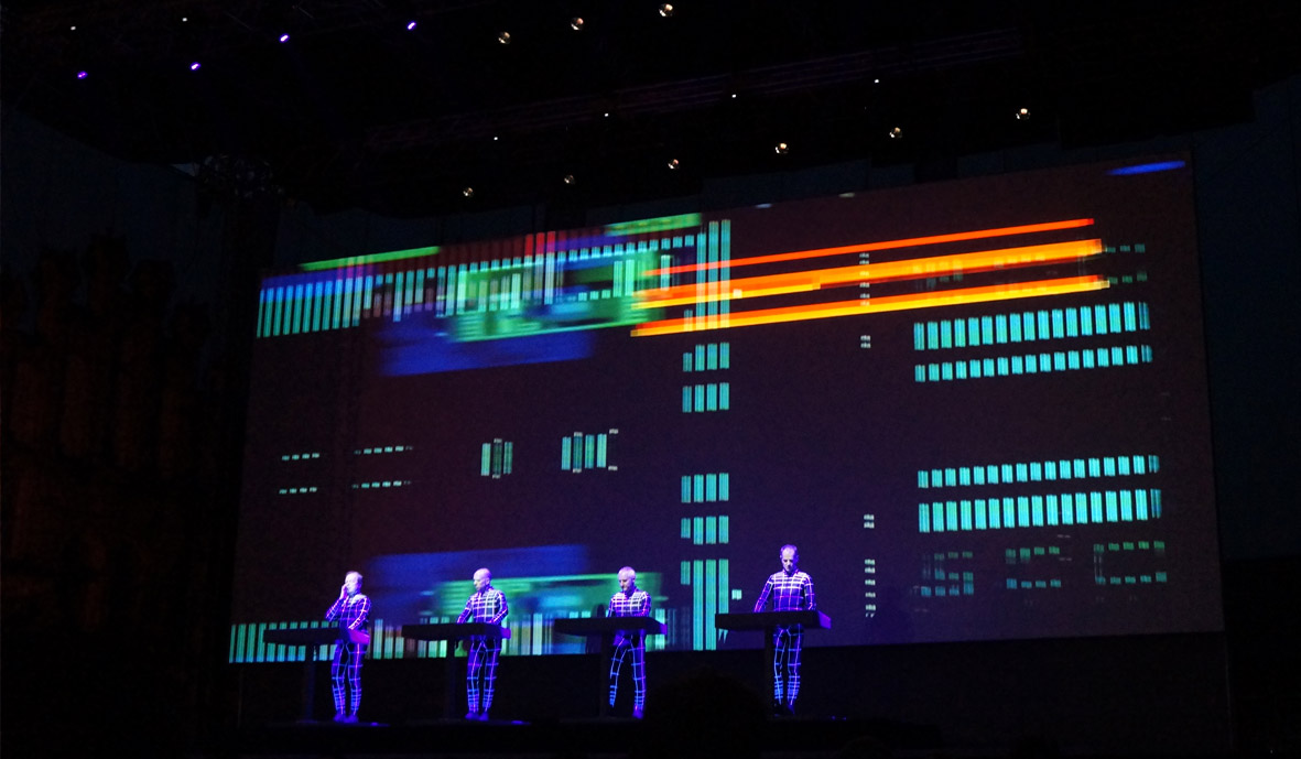 3D Kraftwerk concert in Poznan