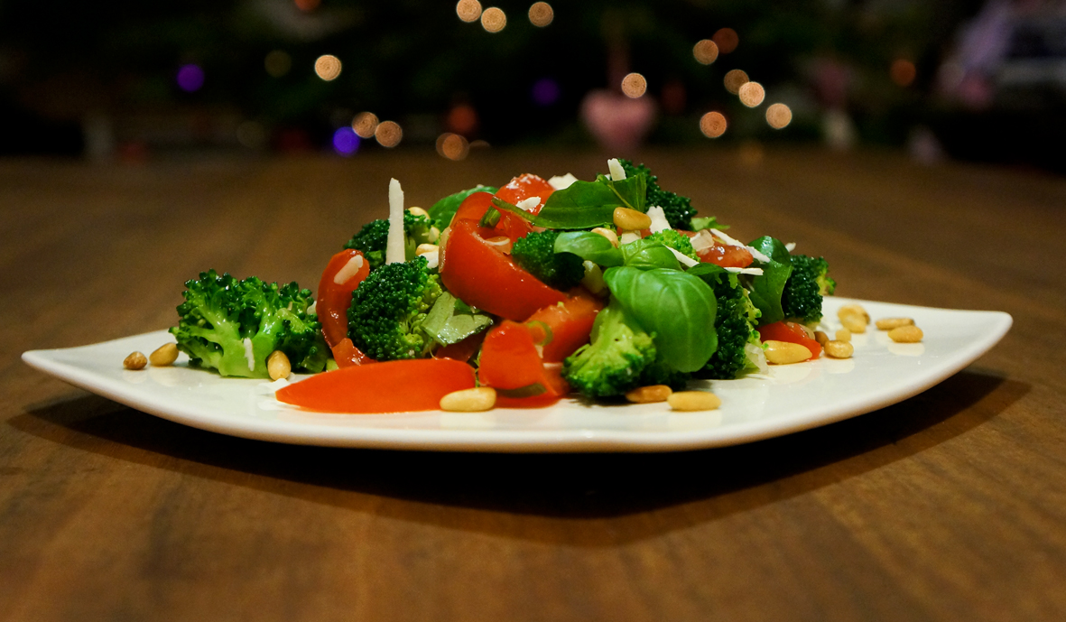 Broccoli pecorino salad